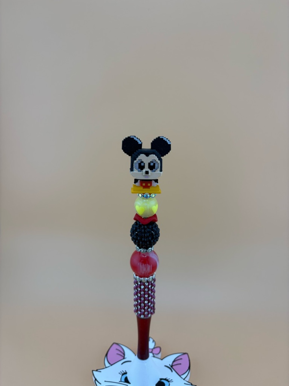 Pixelated Mickey Mouse Doorable topper pen